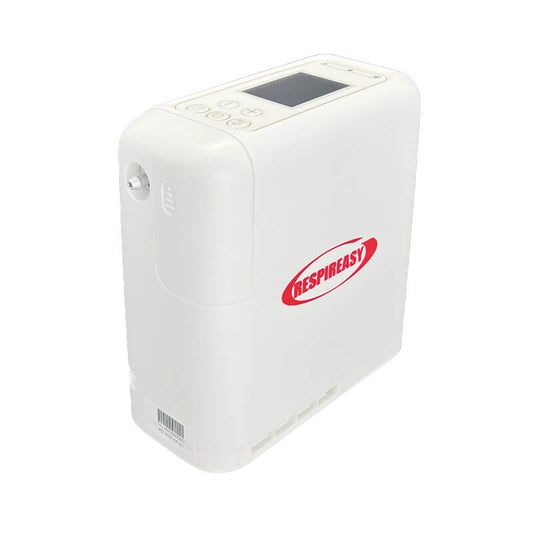 Mini Portable Oxygen Concentrator, Adjustable From 1-7 Liters/Minute, 93% Oxygen Concentration, Equipped With a Removable Lithium Battery.RESPIREASY REA