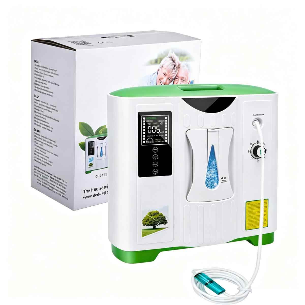 Oxygen Concentrator 2-9 Liter Continuous Flow Adjustable, 93% Oxygen Concentration, Silent Home Oxygen Concentrator