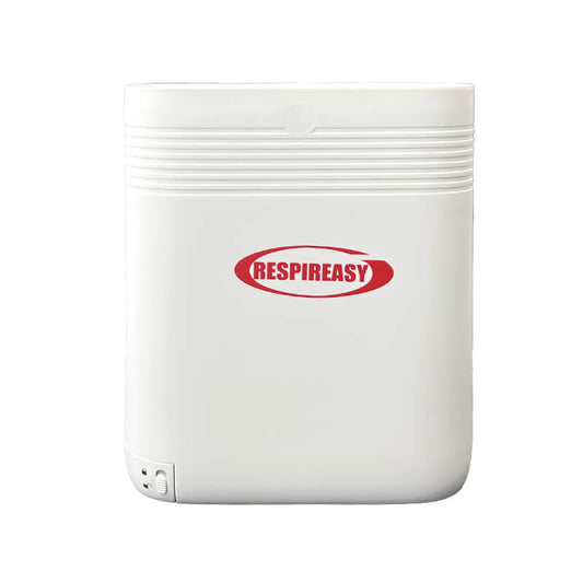Small Portable 1-5L Adjustable Continuous Flow Oxygen Concentrator with Removable Battery, Suitable for Home and Travel Use RESPIREASY RE-Y5