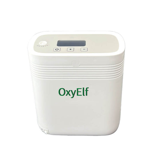 Small Portable 1-5L Adjustable Continuous Flow Oxygen Concentrator with Removable Battery, Suitable for Home and Travel Use OxyElf Elf-Y5