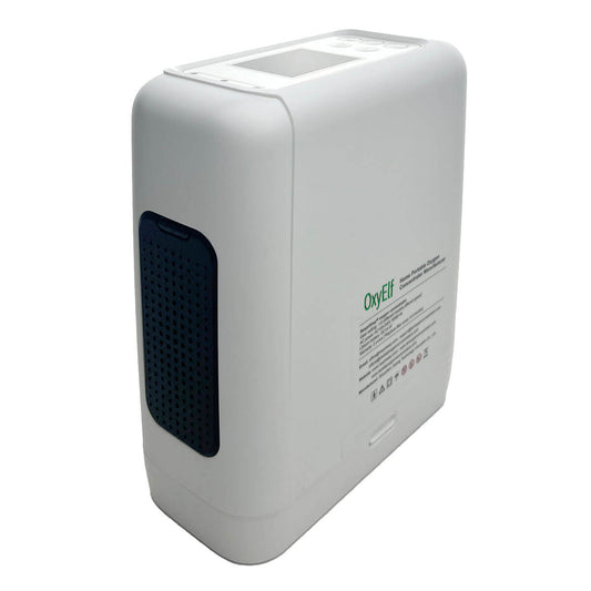 Mini Portable Oxygen Concentrator, Adjustable From 1-7 Liters/Minute, 93% Oxygen Concentration, Equipped With a Removable Lithium Battery