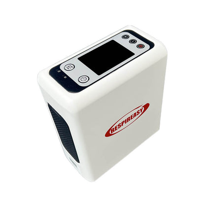 Mini Portable 1-6L Adjustable Oxygen Concentrator with Detachable Battery, Suitable for Home and Travel use RESPIREASY RES