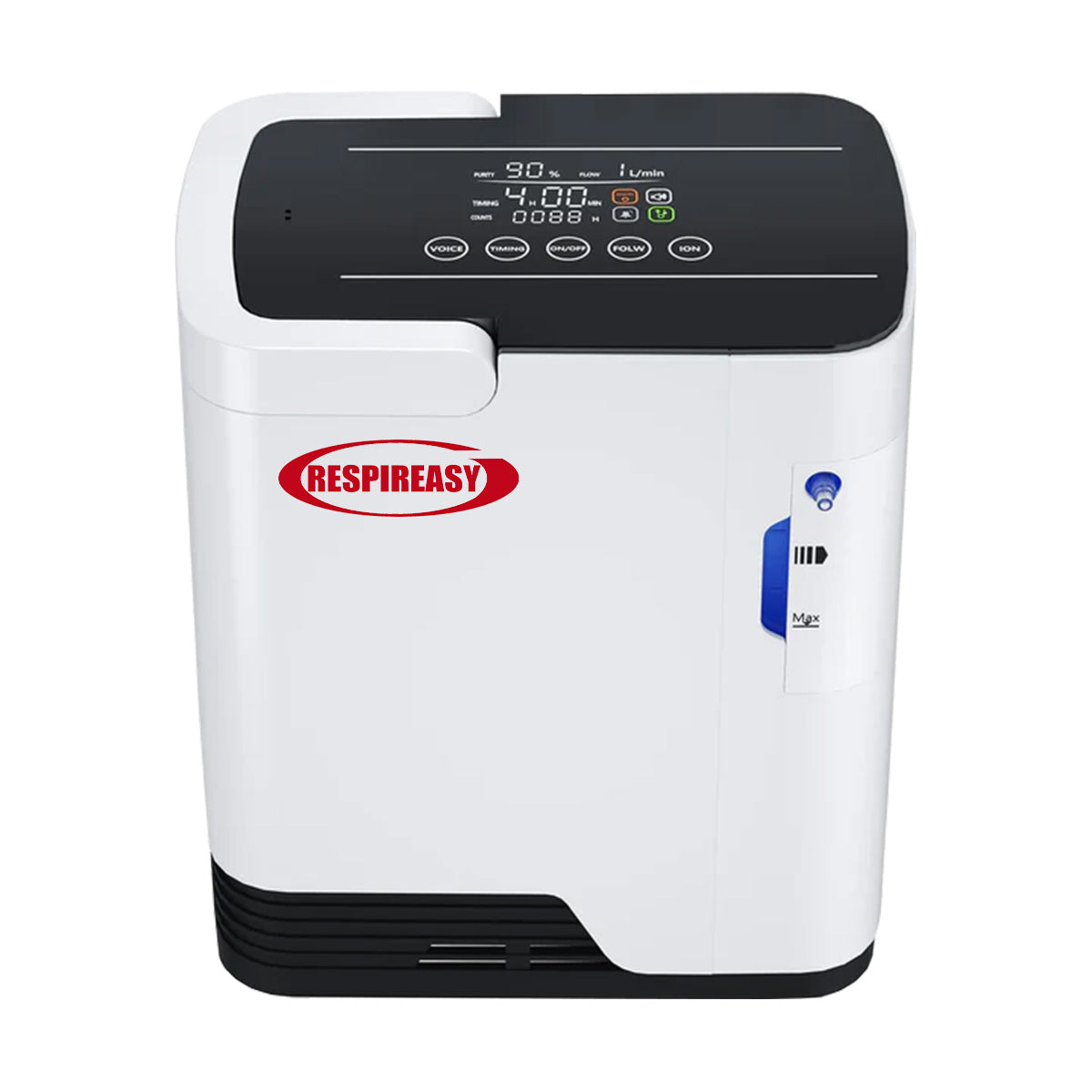 Home Oxygen Concentrator, Adjustable From 1 To 7 Liters, Oxygen Concentration 93%, Model: RESPIREASY RE-M1L