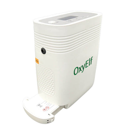 Small Portable 1-5L Adjustable Continuous Flow Oxygen Concentrator with Removable Battery, Suitable for Home and Travel Use OxyElf Elf-Y5