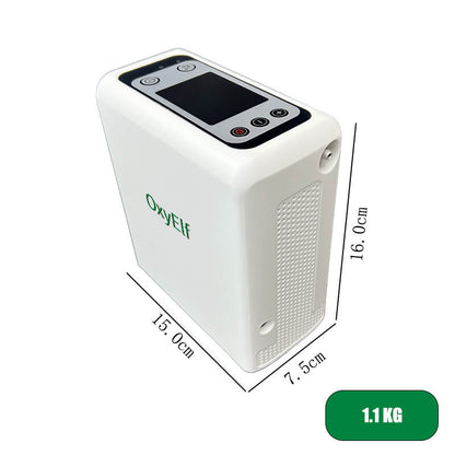 Mini Portable 1-6L Adjustable Oxygen Concentrator with Detachable Battery, Suitable for Home and Travel use
