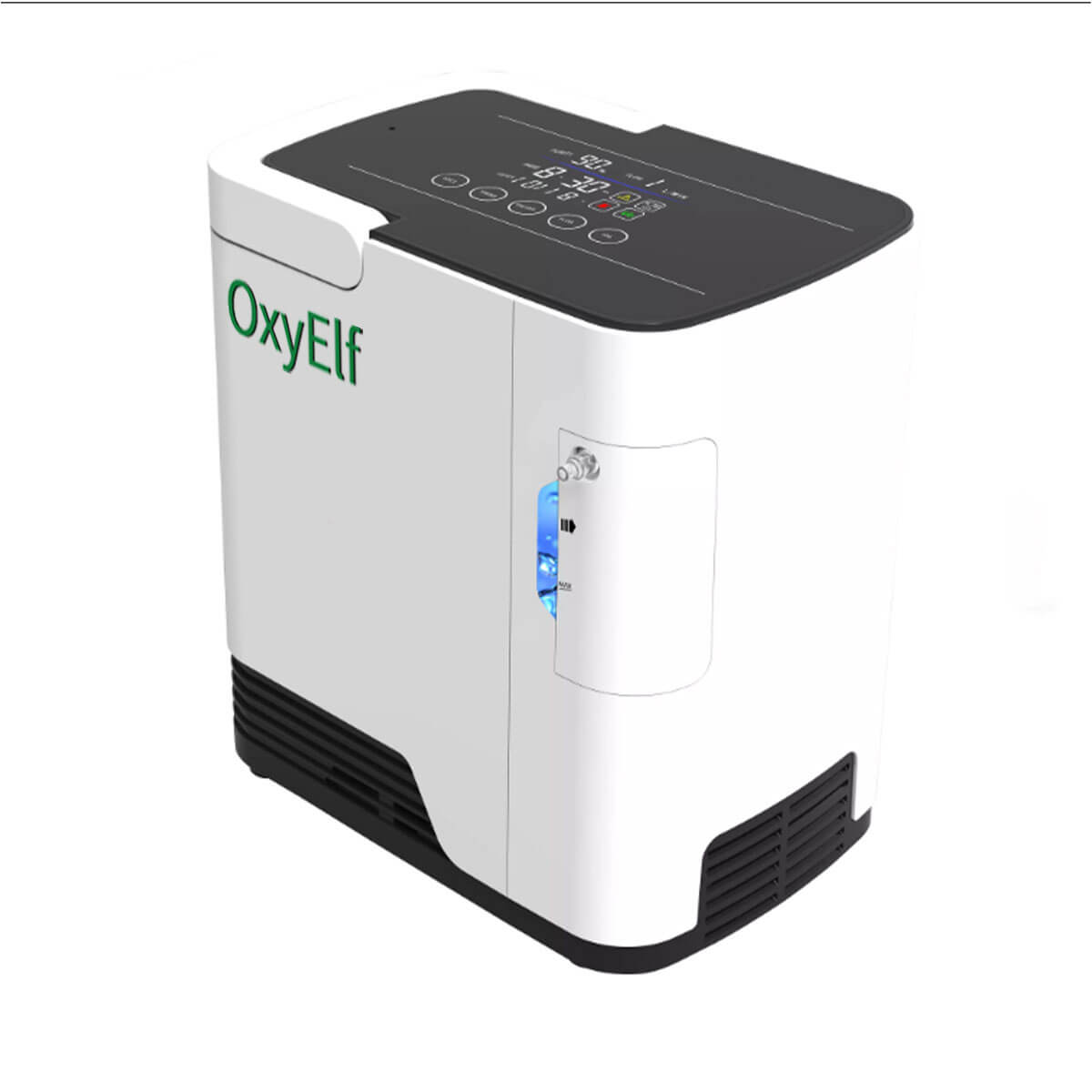 Portable Home Oxygen Concentrator, 1-7 Liter Adjustable Home Oxygen Generator, Home Oxygen Therapy Oxygen Concentrator