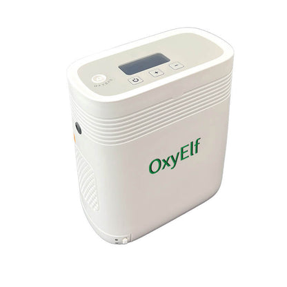 Small Portable 1-5L Adjustable Continuous Flow Oxygen Concentrator with Removable Battery, Suitable for Home and Travel Use OxyElf Elf-Y5
