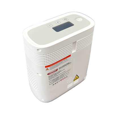 Small Portable 1-5L Adjustable Continuous Flow Oxygen Concentrator with Removable Battery, Suitable for Home and Travel Use RESPIREASY RE-Y5