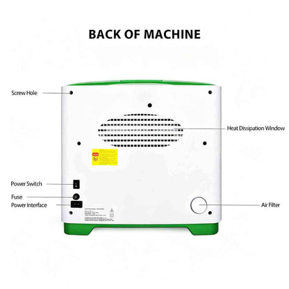 Oxygen Concentrator 2-9 Liter Continuous Flow Adjustable, 93% Oxygen Concentration, Silent Home Oxygen Concentrator