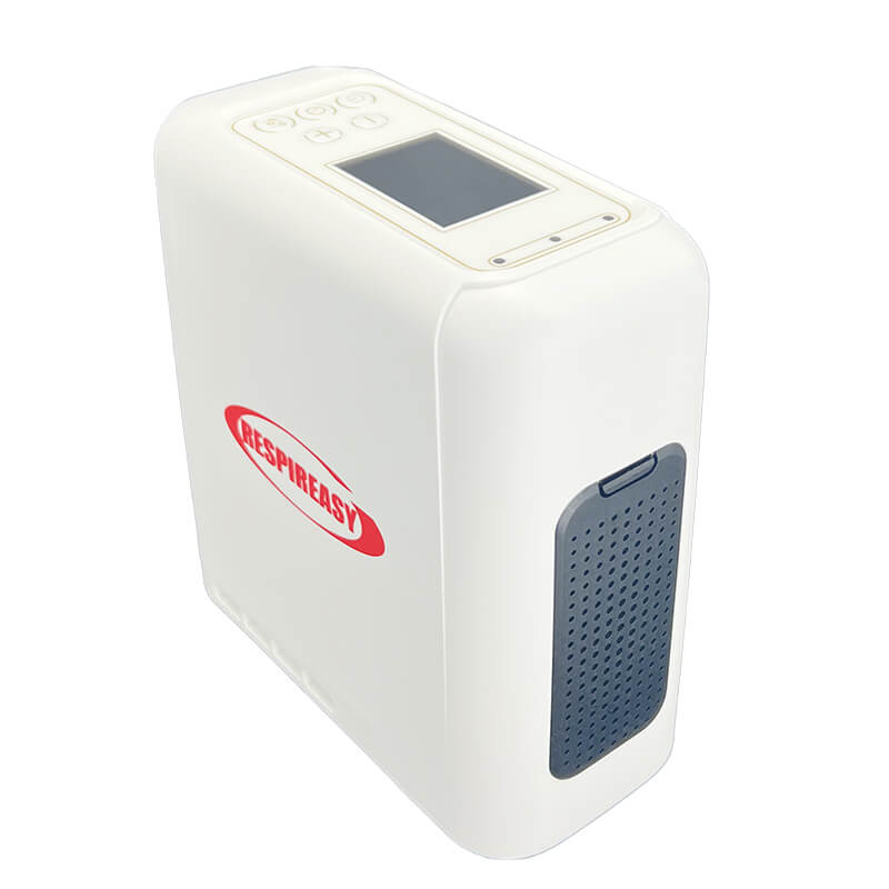 Mini Portable Oxygen Concentrator, Adjustable From 1-7 Liters/Minute, 93% Oxygen Concentration, Equipped With a Removable Lithium Battery.RESPIREASY REA